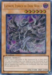 Latinum, Exarch of Dark World · Ultimate Rare 085ul