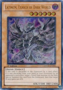 Latinum, Exarch of Dark World Card Front