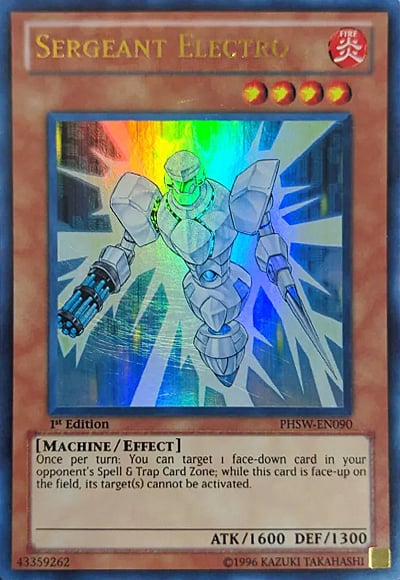 Sergeant Electro Card Front