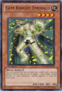 Gem-Knight Emerald Card Front
