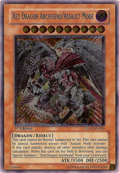 Red Dragon Archfiend/Assault Mode Card Front