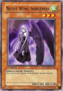 Night Wing Sorceress Card Front