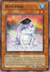 Dupe Frog Card Front