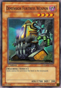 Dimension Fortress Weapon Card Front