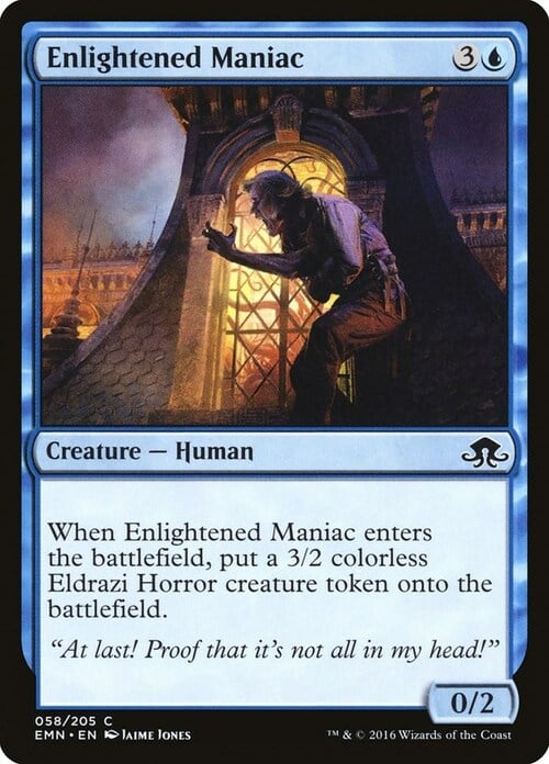 Enlightened Maniac Card Front
