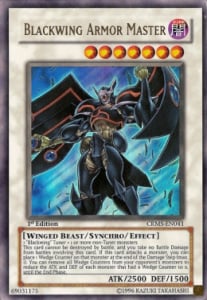 Blackwing Armor Master Card Front