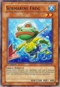 Submarine Frog Card Front