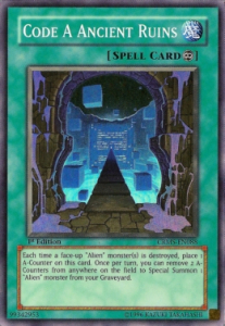 Code A Ancient Ruins Card Front