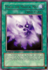 Makiu, la Nebbia Magica Card Front