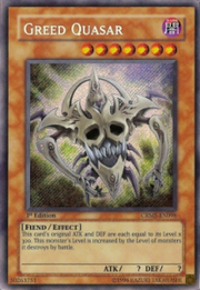 Greed Quasar · Secret Rare 098sec