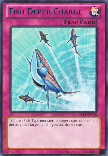 yugioh fish cards Yu-Gi-Oh! - 7 Colored (GLD1-EN001) - Gold Series 1 - Limited Edition Fish Depth Charge Duelist League