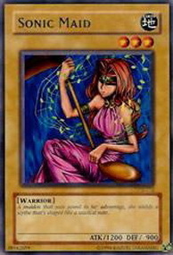 Sonic Maid Card Front