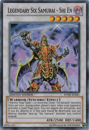Legendary Six Samurai - Shi En · Super Rare 001