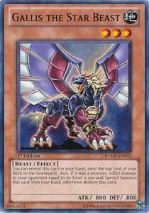 Gallis the Star Beast Card Front
