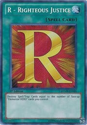 R - Righteous Justice · Secret Rare 025sec