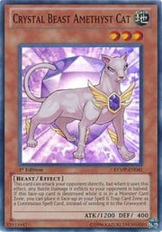 Crystal Beast Amethyst Cat · Super Rare 041