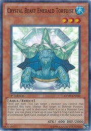 Crystal Beast Emerald Tortoise · Super Rare 042