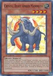 Crystal Beast Amber Mammoth · Super Rare 044