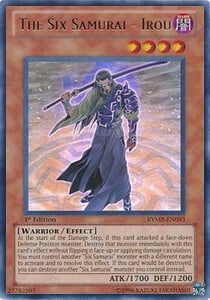 The Six Samurai - Irou Card Front