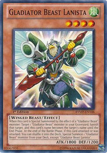 Gladiator Beast Lanista Card Front