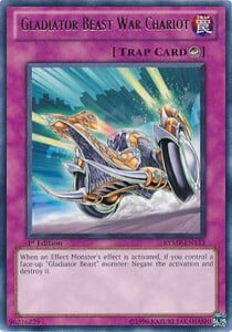 Gladiator Beast War Chariot Card Front