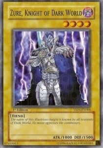 Zure, Knight of Dark World Card Front
