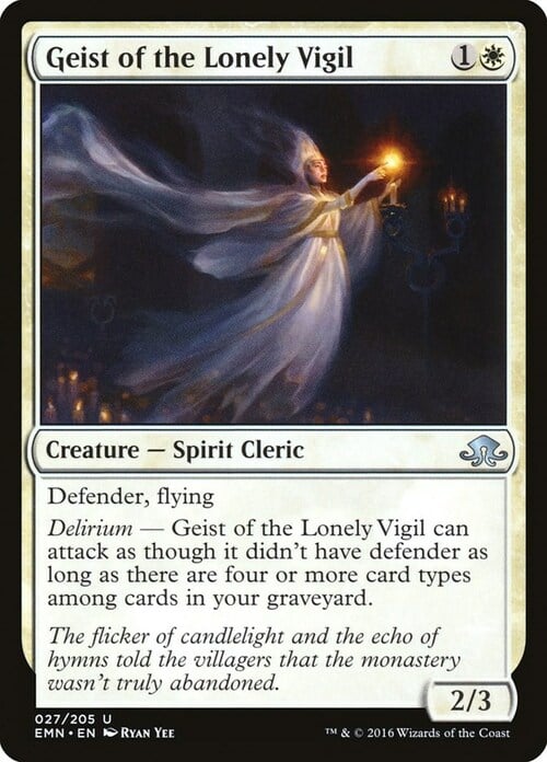 Geist of the Lonely Vigil Card Front