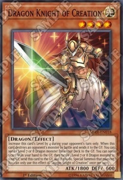 Cavaliere Drago della Creazione Card Front