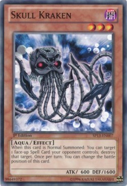 Skull Kraken Card Front