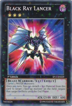Black Ray Lancer Card Front
