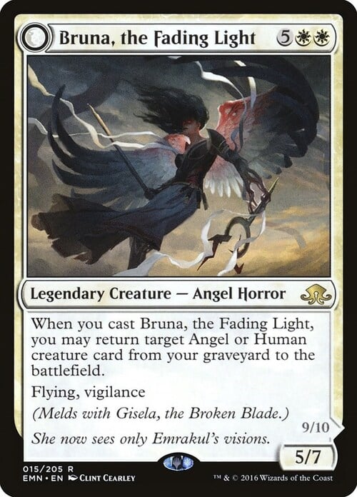 Bruna, the Fading Light // Brisela, Voice of Nightmares Card Front