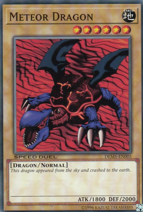 Meteor Dragon Card Front