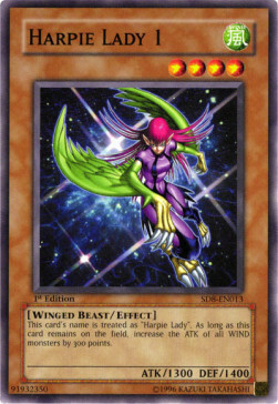 Harpie Lady 1 Card Front