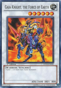Gaia Knight, the Force of Earth Card Front