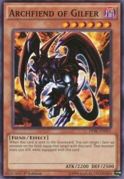 Archfiend of Gilfer Card Front