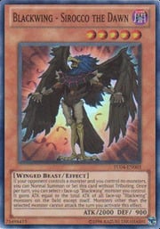 Blackwing - Sirocco the Dawn · Super Rare 003