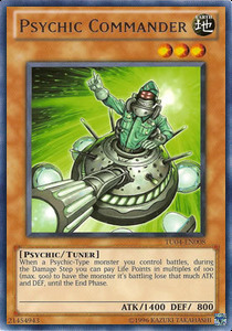 Psychic Commander Card Front