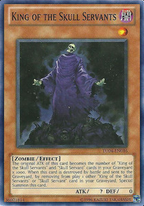 King of the Skull Servants Card Front
