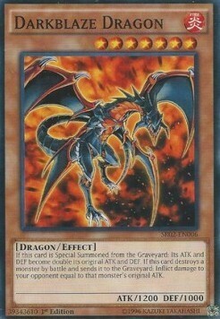 Darkblaze Dragon Card Front