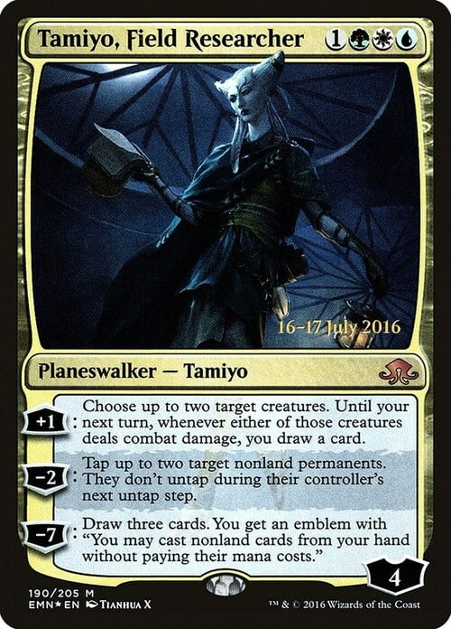 Tamiyo, Field Researcher Card Front