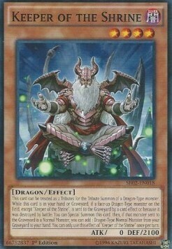 Keeper of the Shrine Card Front