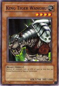 King Tiger Wanghu Card Front