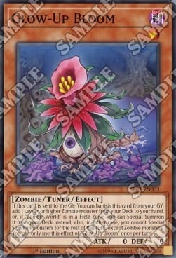 Glow-Up Bloom Card Front