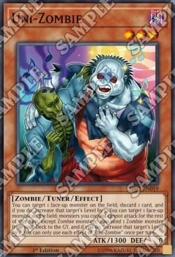 Uni-Zombie Card Front