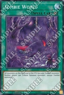 Zombie World Card Front