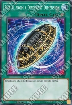 Burial from a Different Dimension Card Front
