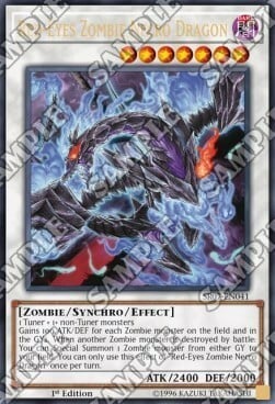 Red-Eyes Zombie Necro Dragon Card Front