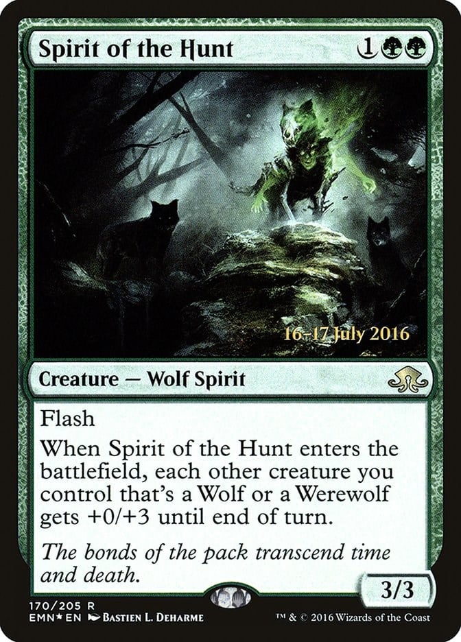 Spirit of the Hunt Eldritch Moon Prerelease | Magic | CardTrader Spirit of the Hunt Eldritch Moon Prerelease | Magic | CardTrader