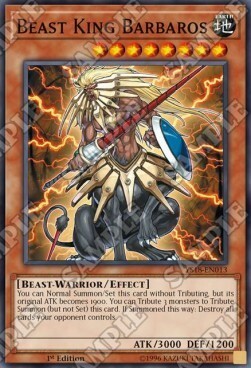 Beast King Barbaros Card Front