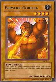 Berserk Gorilla Card Front